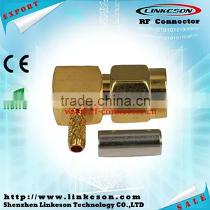 SMA Male Right Angle Gold Connector for RG58 thumbnail-2