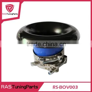 3''/3.5''/4'' Inlet Universal Aluminum Car Turbo Inlet Horn Kit Air Intake Funnel thumbnail-1