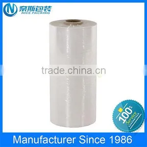 ROHS Ceritification Virgin Grade LLDPE Material Stretch Film Jumbo Roll of Hand Film thumbnail-3
