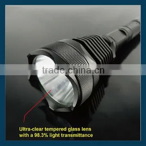 Rechargeable Police Flashlight With CREE T6 LED thumbnail-2