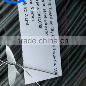SAE1008 5.5mm Hot Rolled Steel Wire Rod Price in Coil thumbnail-2