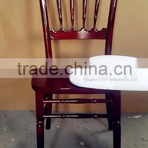 Rental Stackable Wedding Wood President Chair thumbnail-4