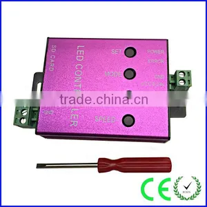 China Wholesale T-1000s Controller Programmable Full Color Led Pixel Controller sd Card thumbnail-1