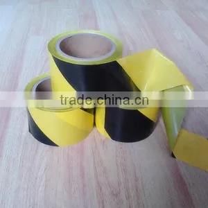 Good Qualtiy! Safety Warning Black/yellow Stripes Tape thumbnail-1