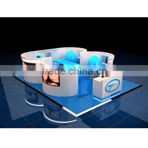 Customized Design Wooden Mall Teeth Whitening Kiosk Shop thumbnail-1