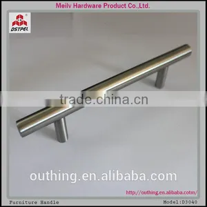 Stainless Steel Solid T Style Bathroom Cabinet Drawer Handle D3040 thumbnail-4