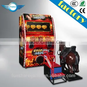 Field Army Cavalry Horse Riding Simulator Amusement Rides Manufacturer Shooting Game Machine thumbnail-1