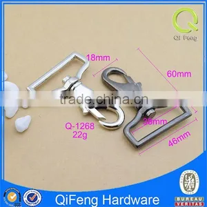 Q-1268 Craft Swivel Hooks ,snap Hook ,silver Bag Parts thumbnail-3