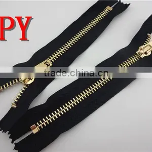 Light Gold Metal Zipper thumbnail-1