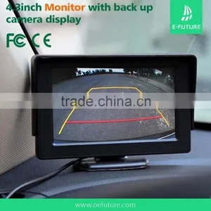 Vehicle Rear View Car Security System With 4.3 Inch Monitor and Black Camera thumbnail-6