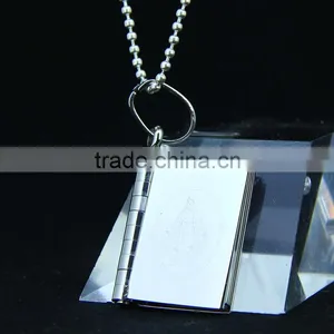 Stainless Steel Book Pendants New Design thumbnail-4