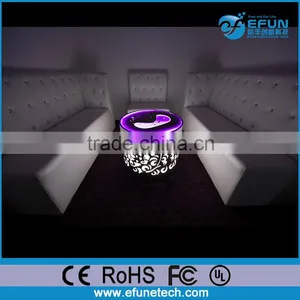 Customized Fashion High Pub Bar Table,color Liquid Led Interactive Table thumbnail-1
