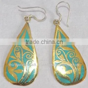 Brass Earrings thumbnail-3