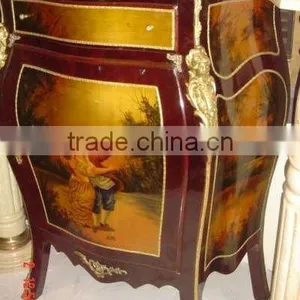Painted French Commode thumbnail-1