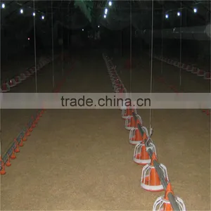 Automatic Broiler Poultry Farm Equipment Feeding/Nipple Drinking System /Fan/Cooling Pad/Heater/Controller for Chicken Factory thumbnail-1