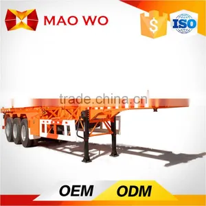 Top Ranking 2-3 Axles 20-40ft Trailers or Container Semi Trucks or Skeleton Semi Trailer Container Chassis for Exporting thumbnail-1
