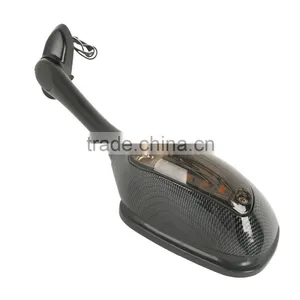 Carbon Fiber Side Pair Mirrors Signal For Suzuki GSXR1000 GSX-R 1000 05-15 06 07 thumbnail-3