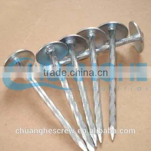 Umbrella Head Roofing Nails With Rubber Washer thumbnail-1