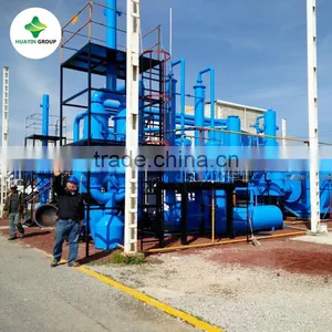 20ML to 10T Capacity Used Engine Oil /Pyrolysis Tire/Plastic Oil Recycling Machine To Diesel thumbnail-4