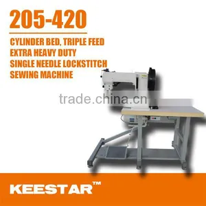 Keestar 205-420 Cylinder Bed Walking Foot and Needle Feed,heavy Duty Shoes Leather Bag Sewing Machine thumbnail-1