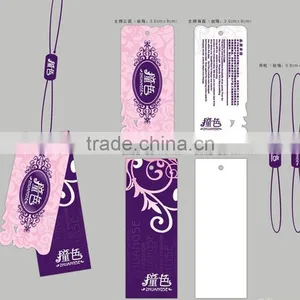 2015 Good Quality Best Sale Wholesale Paper Tag/ Printed PVC Tag/Hang Tag for Garment/Case/Bag/shoe thumbnail-6