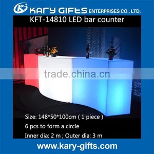 Bar Lumineux Night Club Furniture Light up Plastic Bar thumbnail-3