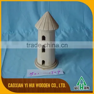 Decor Wooden Bird House Feeder Model thumbnail-3