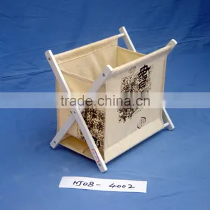 Free Standing Wooden Magazine Rack Brochure Flyer Holder With Wall Mount Magazine Rack Wholesale thumbnail-1