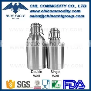 64oz Stainless Steel Mini Keg Growler thumbnail-6