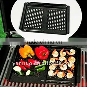 Non Stick Grill Pan,Flexible Non Stick BBQ Metal Grill Pan thumbnail-1