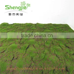 SJLJ013310 Cheap Artificial Moss Mat / Plastic Moss for Decoration thumbnail-1