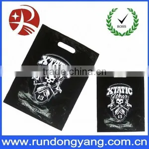 Printed Black Plastic Shopping Bags For Packing From ShenZhen thumbnail-1