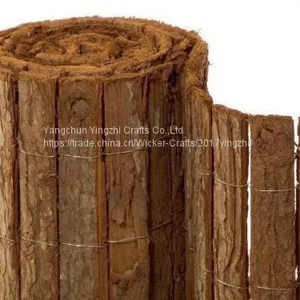 Cheap Rural Style Single/double Faced Tree Bark Screening Roll Fence thumbnail-3