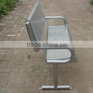 Arlau Outdoor Park Iron Garden Bench thumbnail-3