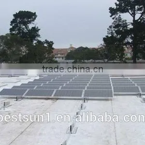 2014 New Design!!! Manufacturer Ground or Rooftop Mounting 2000w Home Use Easy Installed Solar Mounting System thumbnail-4