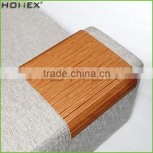 Bamboo Sofa Couch Arm Rest Tray Table Stand Homex_BSCI Factory thumbnail-1