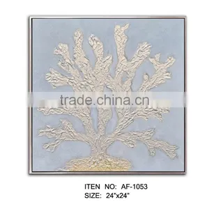 Canvas Painting / Modern Painting / 24x24'' Foil Paintings thumbnail-1