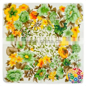 Spring Stylish Fashion Chiffon Scarf Cheap Flower Print Lady Scarf thumbnail-3
