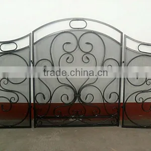Wrought Iron Fireplace Screen thumbnail-1