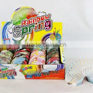 Hot Sale Plastic Rainbow Spring With Printed Cartoon Picture/promotional Gift Magic Rainbow Circle thumbnail-1