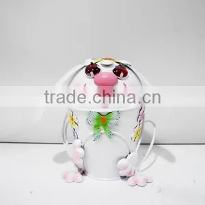 Funny Metal Dog Trash Bin Decoration for Home thumbnail-1