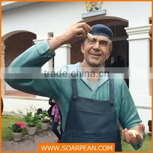 Vivid Life-size Garden Decoration Character Statue thumbnail-4