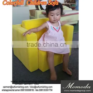 Cute Lovely Blue and Pink Yellow Mini Sofa for Baby Kids and Children Colorfull Children Furniture Nursery School Furniture thumbnail-1