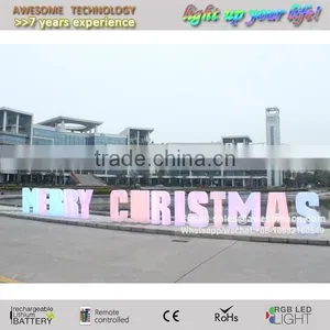 120cm High Large Led Letters / Rechargeable Color Changing Wedding Letter thumbnail-3