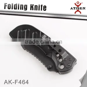 New Camping Pocket Knife Black Coating Blade Aluminum Oxide Handle Tactical Hunting Folding Knives thumbnail-3