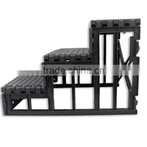 Pet Stairs Cat Small Puppy Dog Steps With Washable Portable Cover 3 Steps thumbnail-5