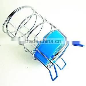 43021 Steel Wire Sink Basket Cutlery Holder Cooking Utensils Storage Kitchen Rack thumbnail-2