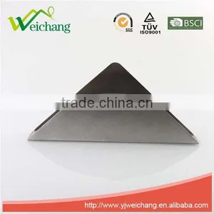 WCE6050 Modern Stainless Steel Cut-Out Cutlery Design Refillable Tabletop Paper Napkin Holder thumbnail-2