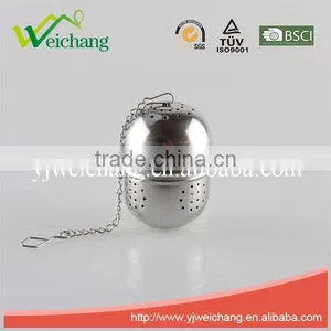 WCTS178A Good Quality Hot Sale Stainless Steel Funny Shape Tea Ball Tea Infuser With Chain thumbnail-1