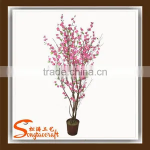 Manufacturer China Artificial Cherry Tree Dacorative Indoor Artificial Tree Mini Artificial Cherry Blossom Tree thumbnail-1